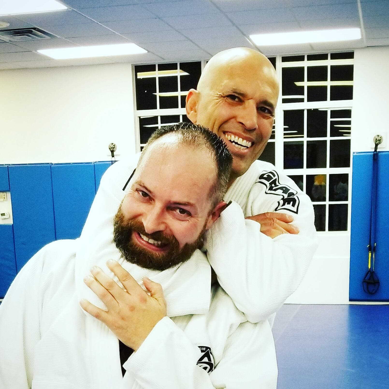 Johann Beukes training with UFC Hall of Famer Royce Gracie
